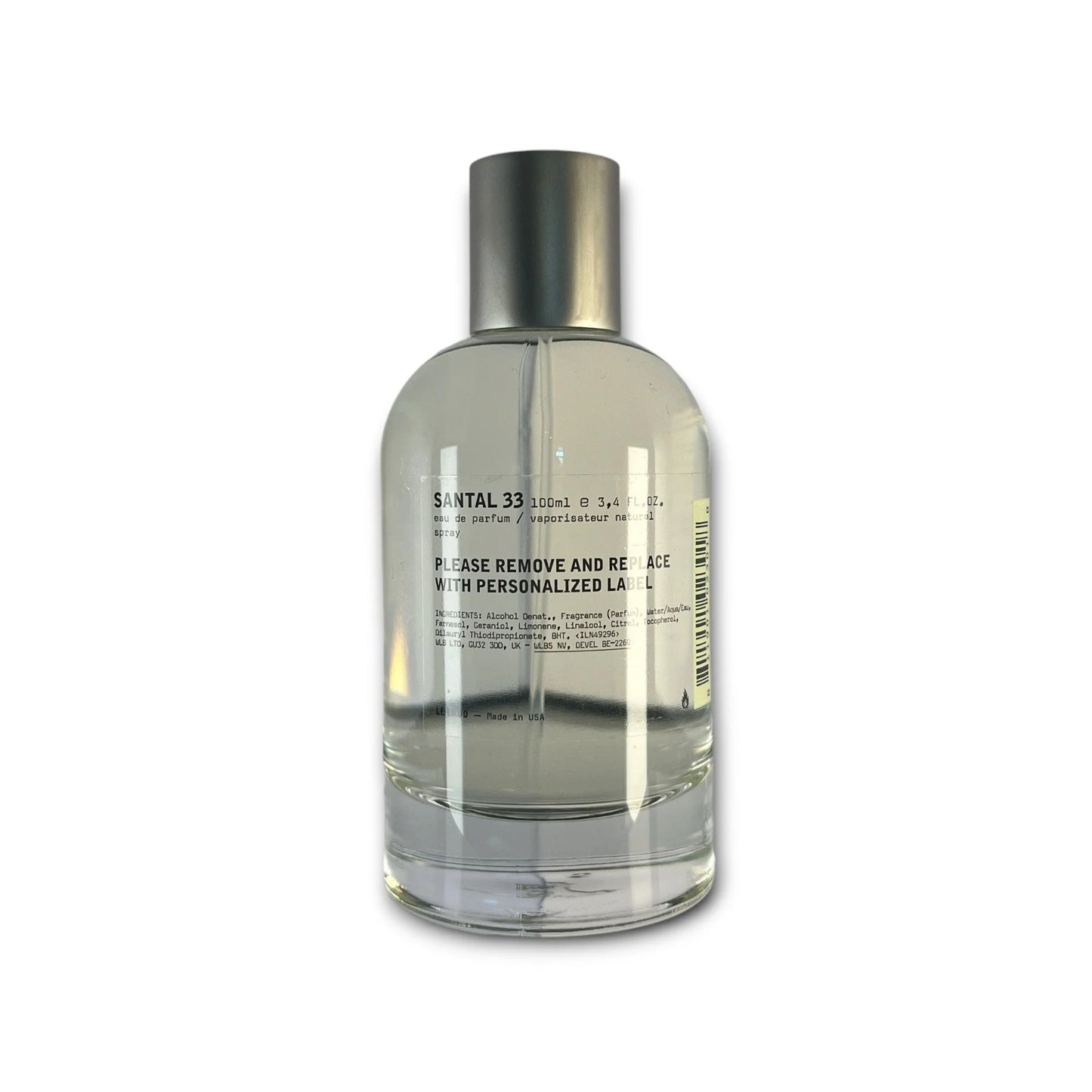 Le Labo Santal 33 Tester 3.4 OZ WITH CAP